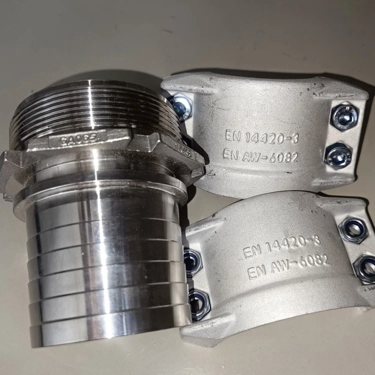 Hose fitting and Safety clamp Hose fitting and Safety clamp